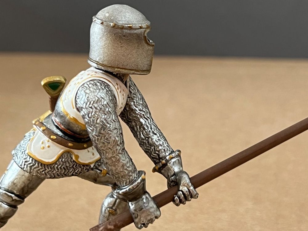 Schleich 70038 Crociato Lanciere, Figura In Plastica Per Bambini, Giocattolo Da Collezione, Dettagliato