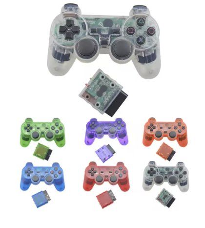 Controller: Wireless Controller für PlayStation 2 transparent diverse... – Nuovo e nell'imballaggio originale da Hohentannen venduto da TeamMagma