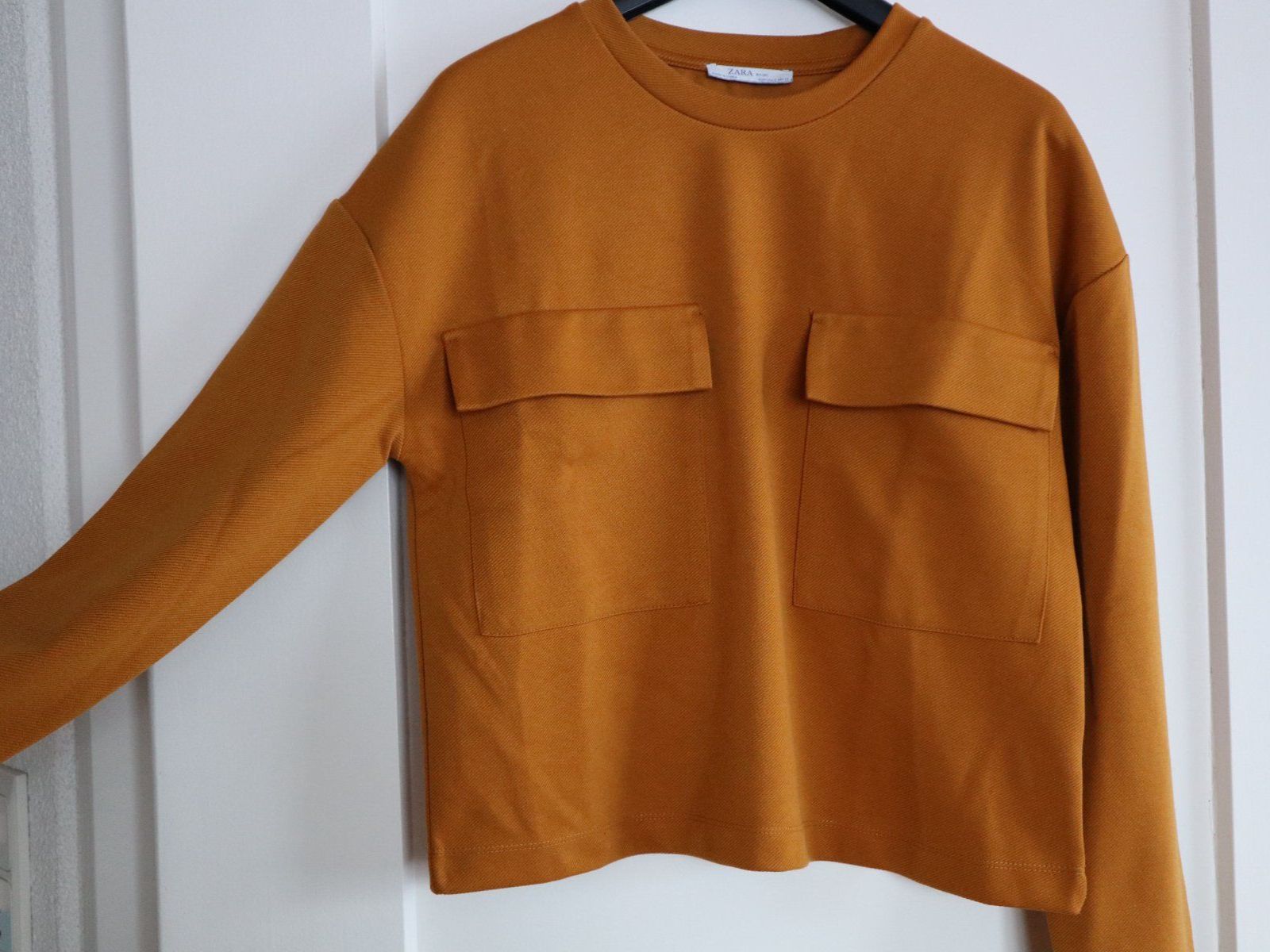 Zara Maglioni & Felpe: Pullover, Gr. S, okker, kastig geschnitten – Nuovo (secondo la descrizione) da Wattwil venduto da diamant1