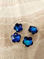 Glas Blumen 14 mm 4stk (Nr45)
