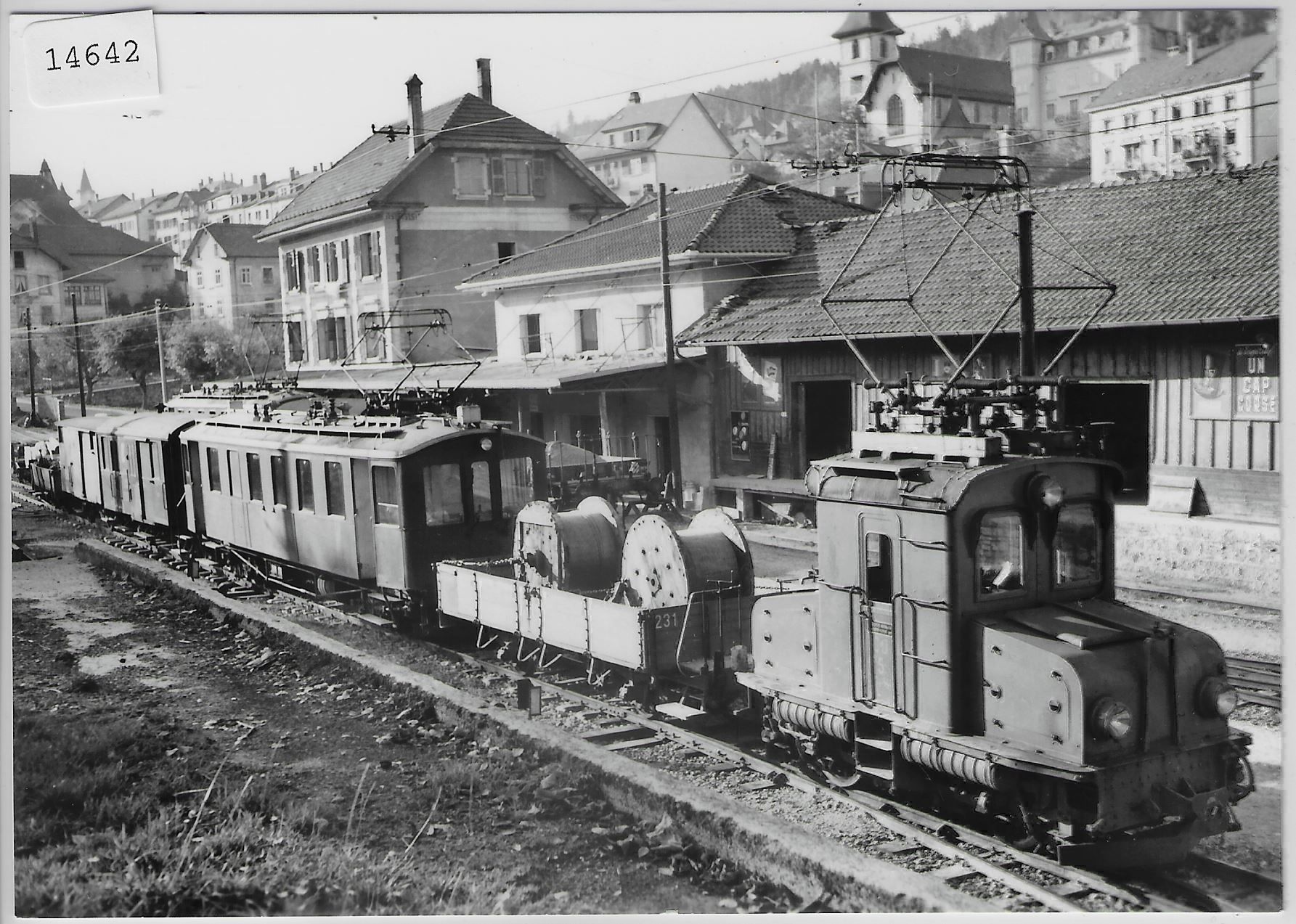 Modellini di ferrovie: Train de travaux a Tramelan 9.10.1952 – Antico da Ettingen venduto da Kartenplanet