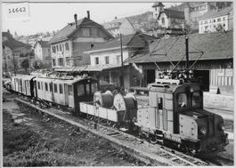 Train de travaux a Tramelan 9.10.1952