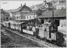 Train de travaux a Tramelan 9.10.1952