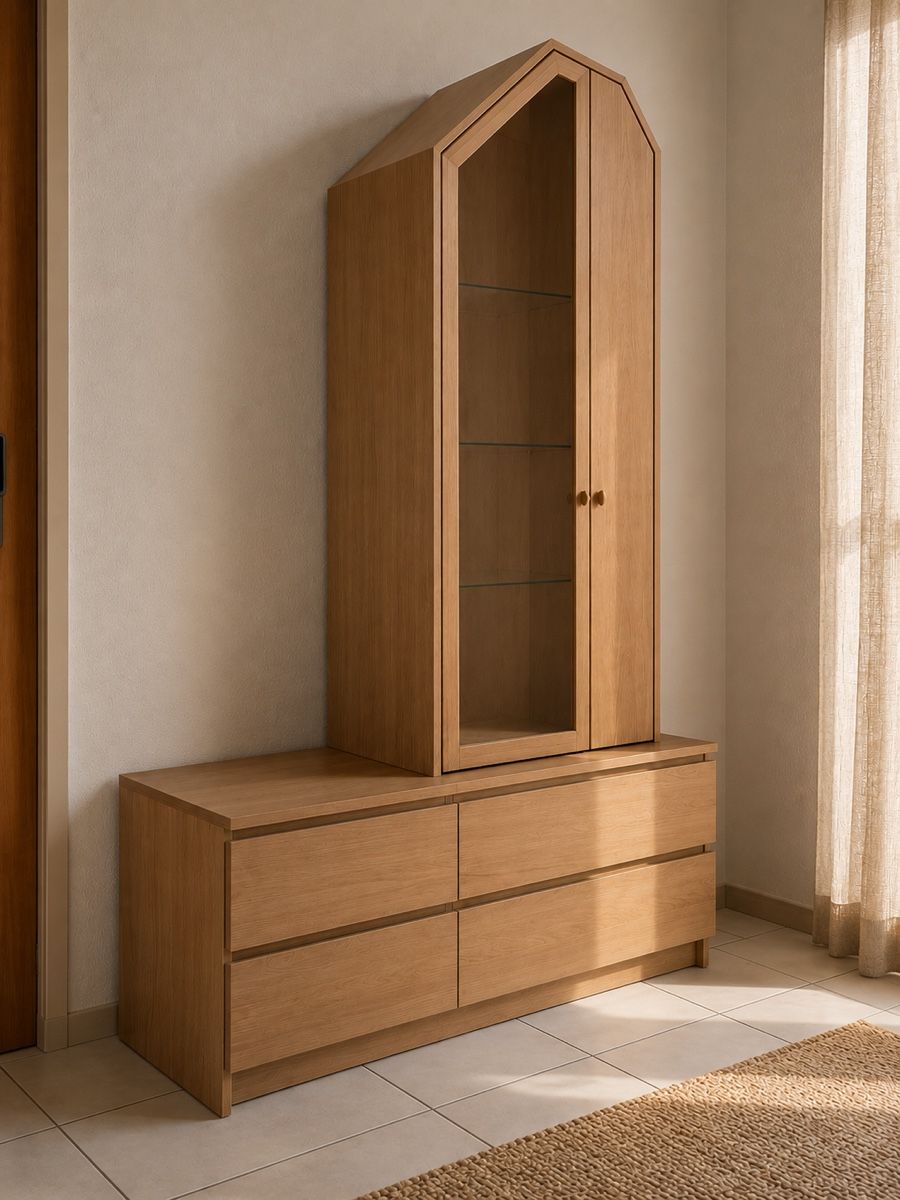 Büffets: Meuble Design Style Japandi – Pièce Unique – Neu (gemäss Beschreibung) aus St. Antoni von nup_ch9n