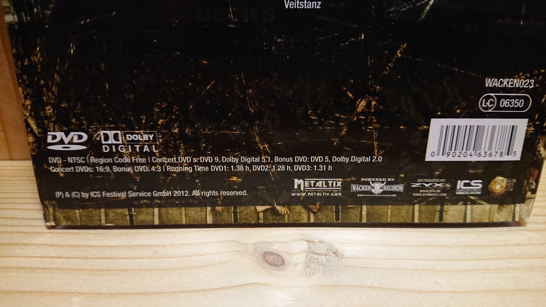 Tutti i DVDs: LIVE AT WACKEN 2011 auf DVD 25 Years louter than Hell – Usato da Wilderswil venduto da Exebub 3