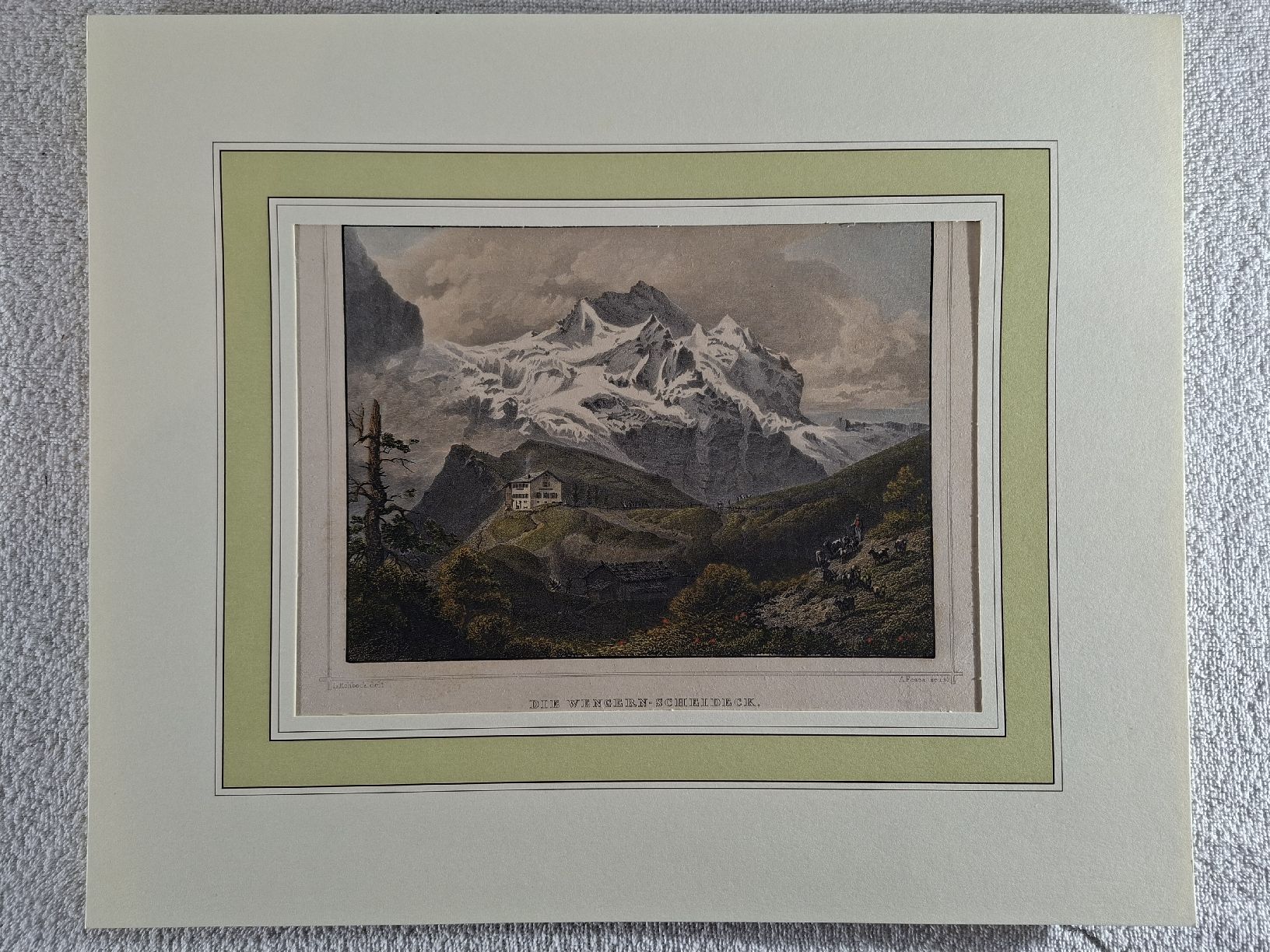 Incisioni: Lot 10 , 5 Stiche berner Oberland  – Usato da Grindelwald venduto da carro5 4