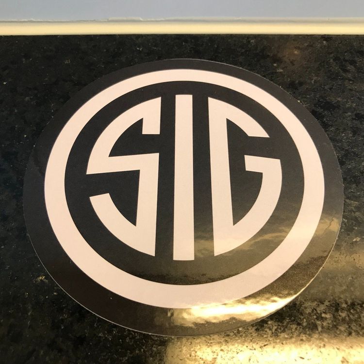 XL Sticker Aufkleber SIG SAUER Waffen (Neu und originalverpackt) in ...