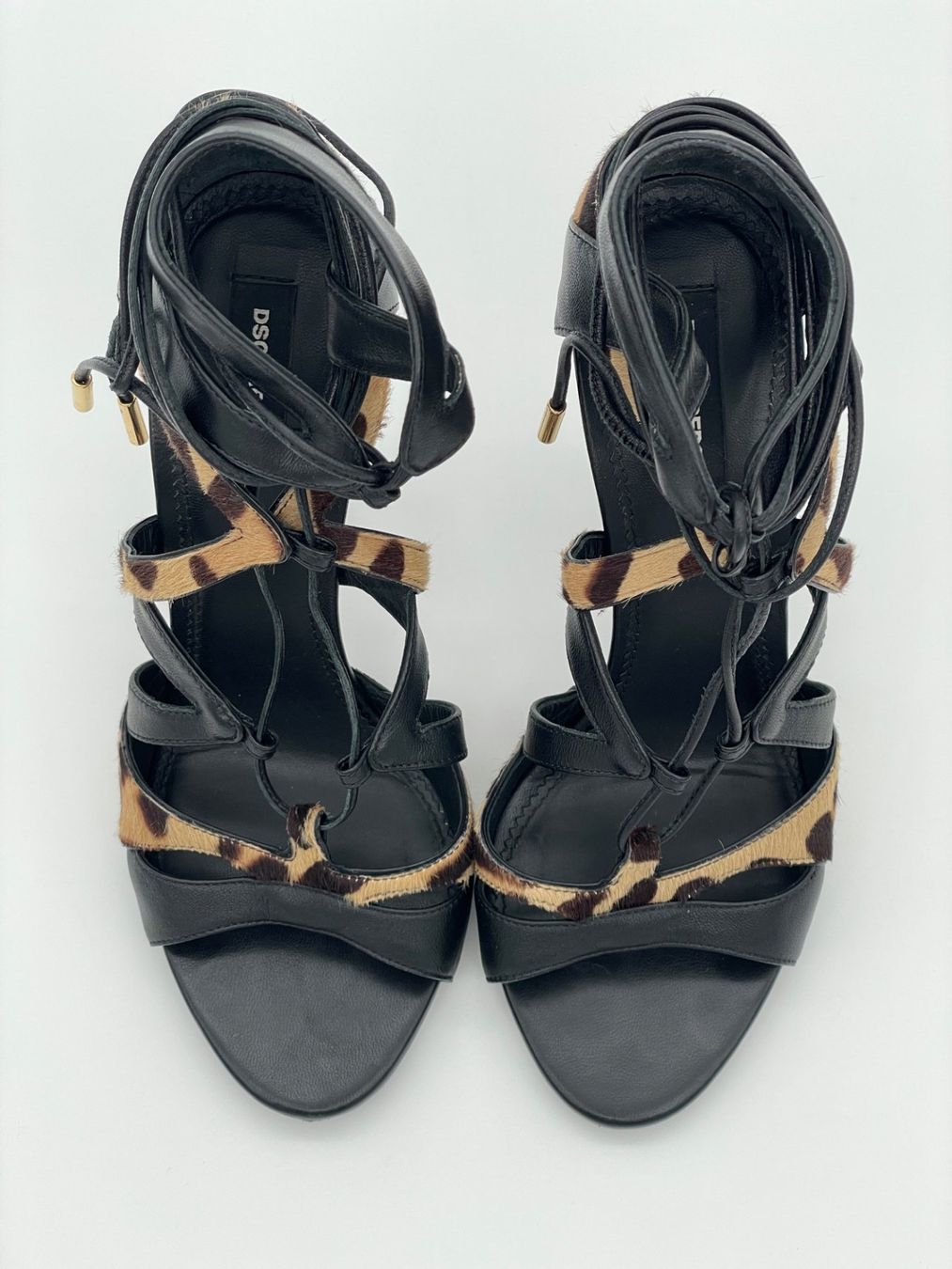 Dsquared2 Scarpe da donna: Dsquared2 Shoes Leopard Print Lace-Up EU 39 – Usato da Zürich venduto da shoe_shop 4