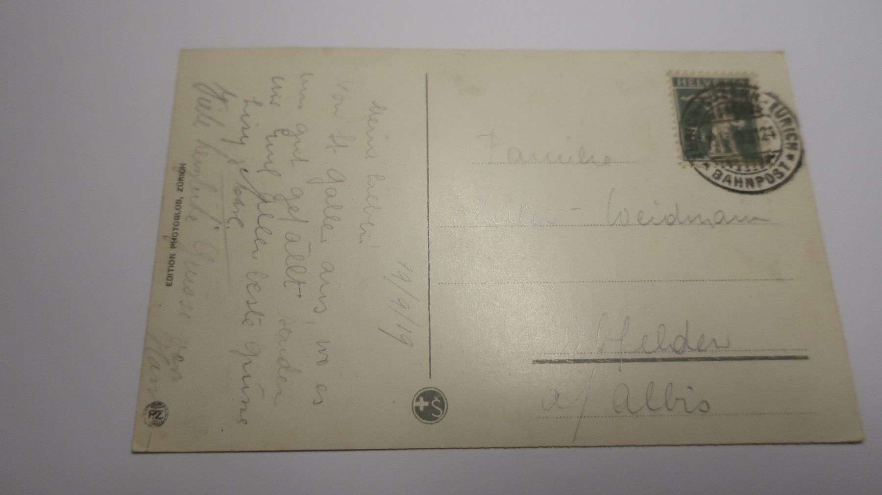 Cartoline postali: St. Gallen mit Bodensee – Usato da Cormoret venduto da Pascalll2001 4