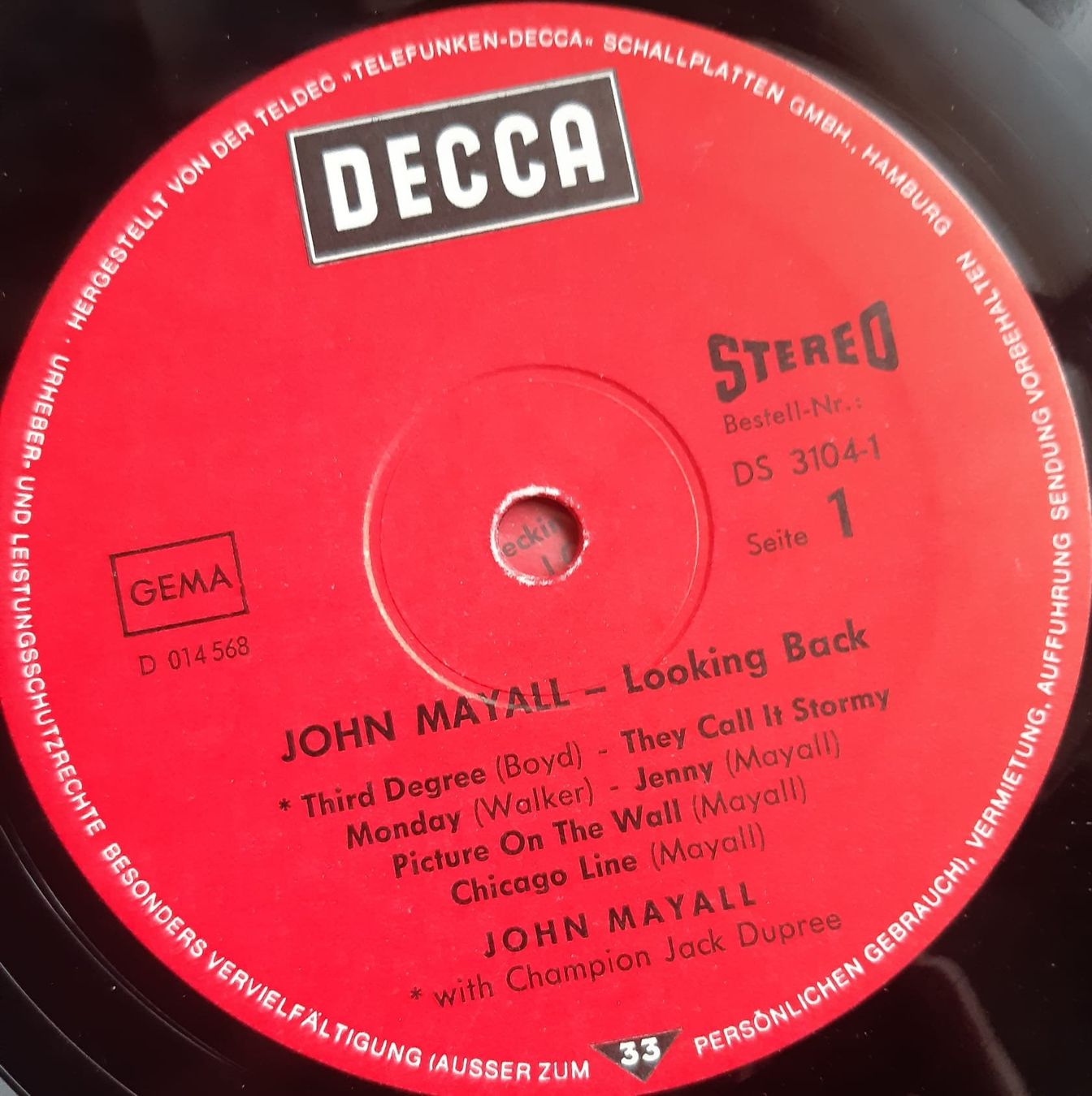 Dischi in vinile: JOHN MAYALL: Looking Back   DECCA: DS 3104/1-2 – Usato da Frick venduto da kyb_yq8h 4