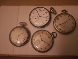 Lot 4 Antik Taschenuhren fur uhrmacker 