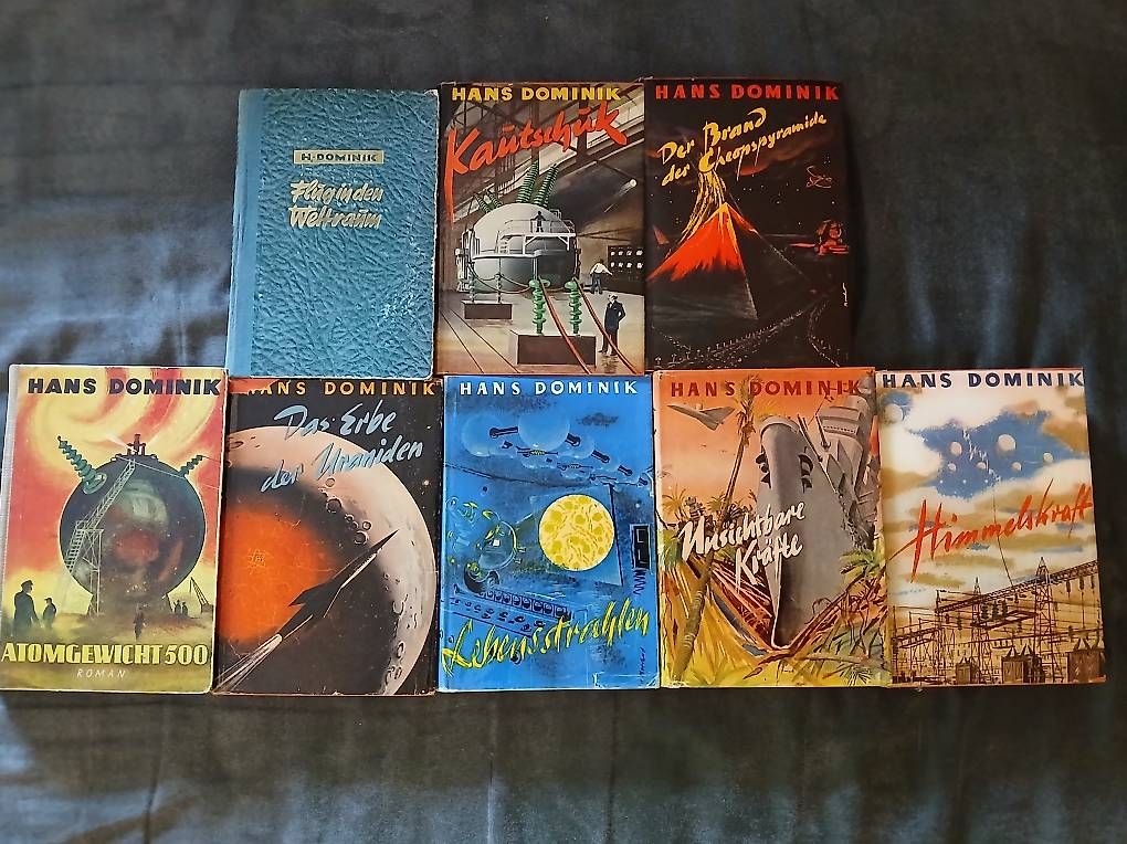 Libri: 7 Bücher Hans Dominik – Usato da Bäch SZ venduto da Retroandy