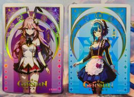 Genshin Impact - 2 cards - UR - Foil - Waifu/husbando