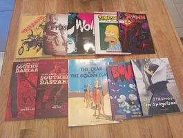 Comic books bundle, 10 items, various titles, good condition