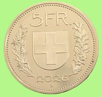 5 Franken 2026 stgl. aus Münzsatz