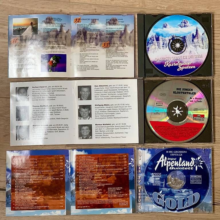 CD: 7 CD mit Schlager – Usato da Saland venduto da Katarm 2