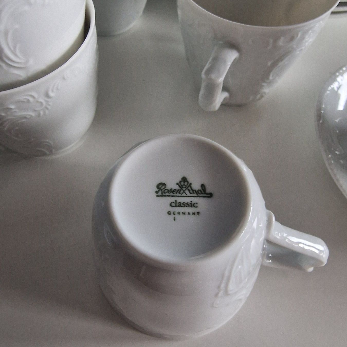 Rosenthal Set di piatti: Wunderschönes weißes Kaffeeservice von Rosenthal – Usato da Birr venduto da dem_9xtm 8