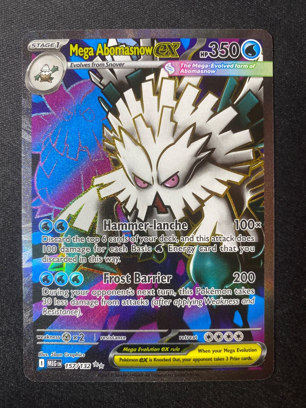 Pokémon Sammelbilder & Trading cards: Mega Abomasnow ex 157 - Mega Rexblisar - Mega Evolution - EN – Neu (gemäss Beschreibung) aus Hausen AG von Shrade