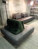 KAWOLA WIOLO Ledersofa mit Hocker Top Zustand