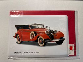 Blechschild Mercedes  Benz 500 K Bj. 1936