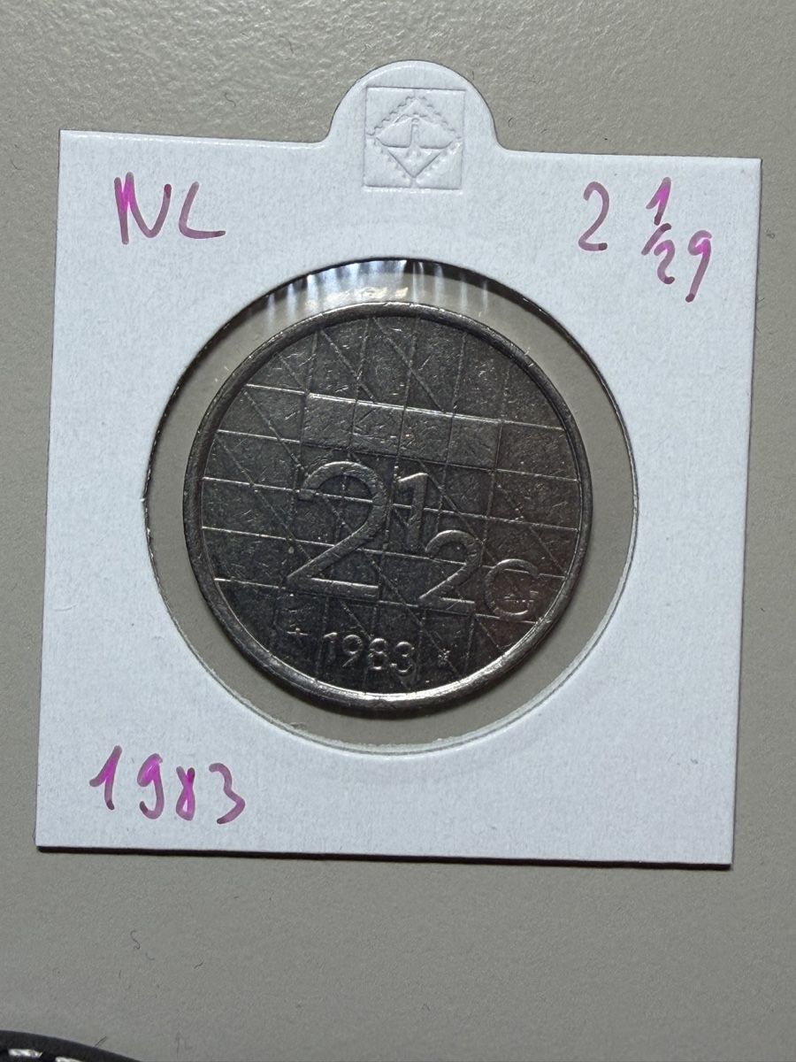 Alle Münzen: Pays-Bas - 2.5 Gulden - 1983 – Gebraucht aus Payerne von Mike1682