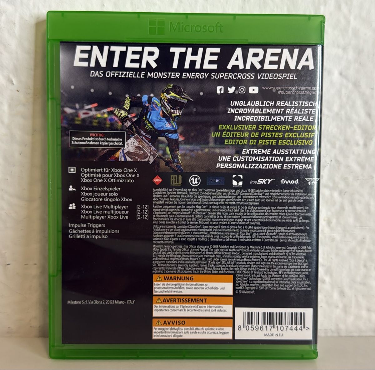 Microsoft Giochi: Monster Energy Supercross Xbox One Game – Usato da Ehrendingen venduto da bubulence 1