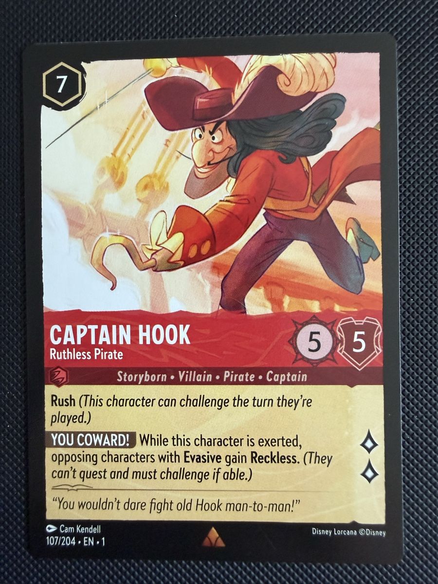 Disney Sammelbilder & Trading cards: Captain Hook - Ruhless Pirate – Neu (gemäss Beschreibung) aus Allenwinden von nam_1988