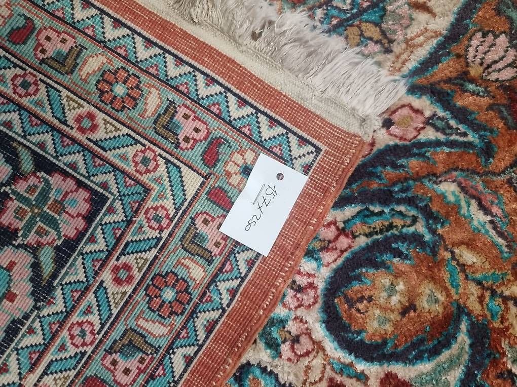 Teppiche: 157×250 Seidenteppich Handgeknüpft – Gebraucht aus Olten von Mezopotamya 9