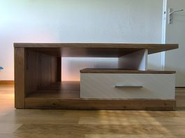 LIPO Iguan Salontisch / Couchtisch (Eiche/Weiss) Neuwertig