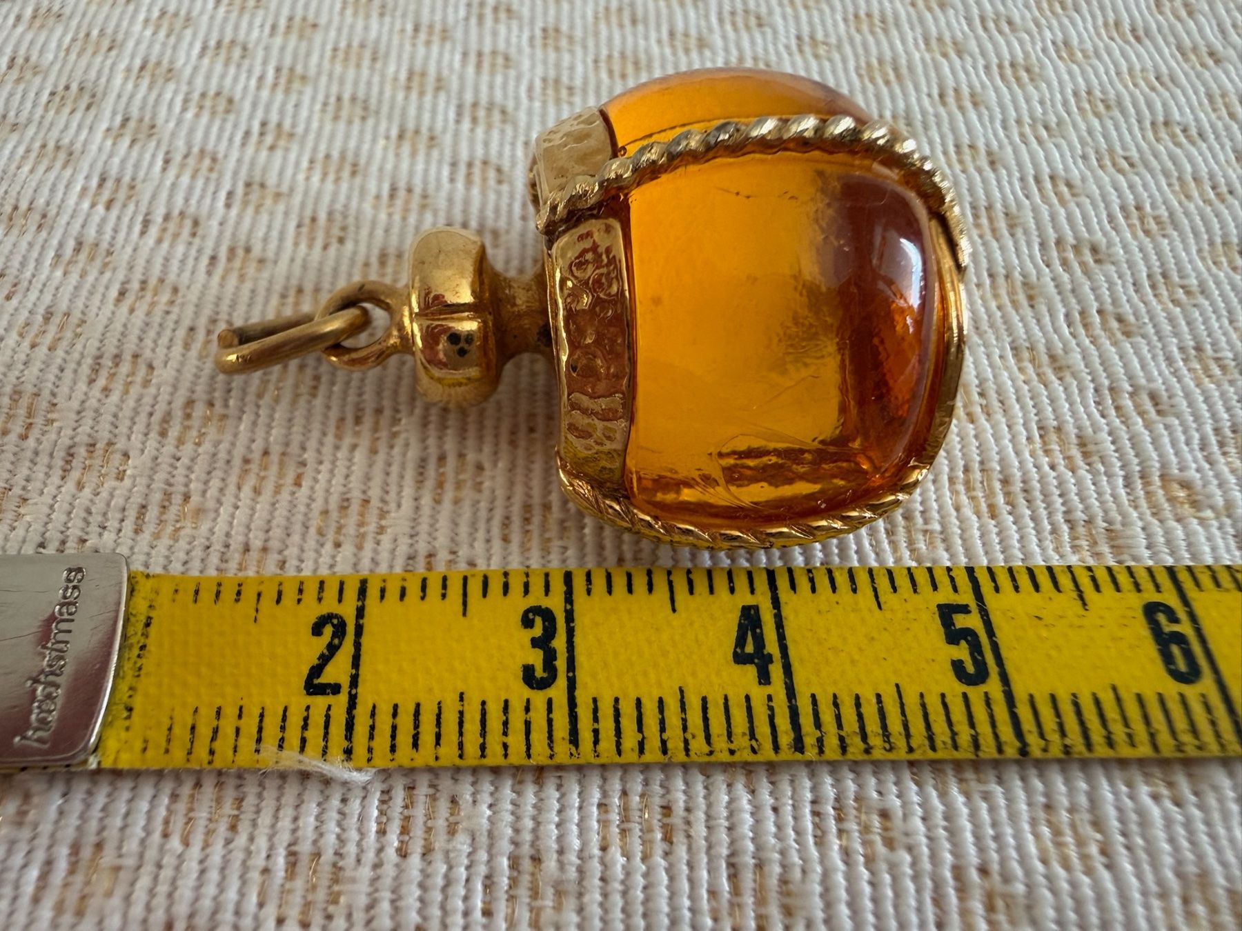 Saint Laurent Ciondoli: Saint Laurent - Champagne - pendentif – Usato da Sion venduto da accroshoes 6