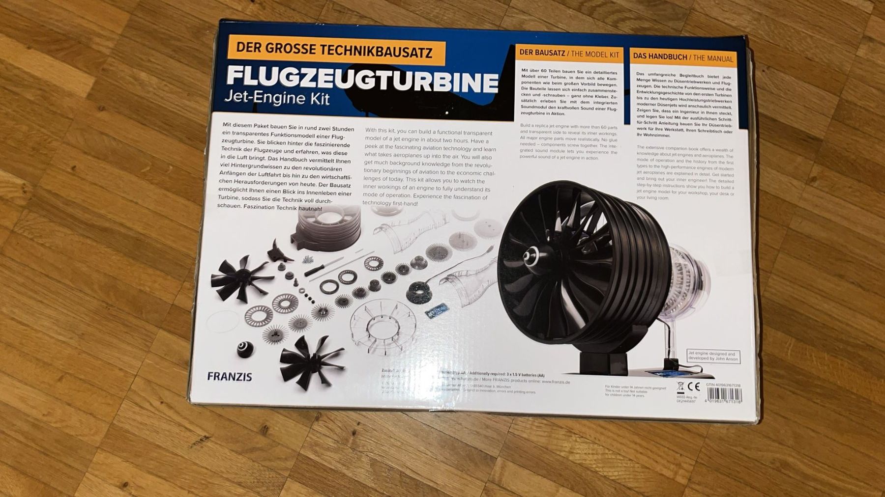 Baukästen: Franzis Flugzeug-Turbine Bausatz inkl. OVP – Gebraucht aus Effretikon von DEINE_HobbyWerkstatt 7