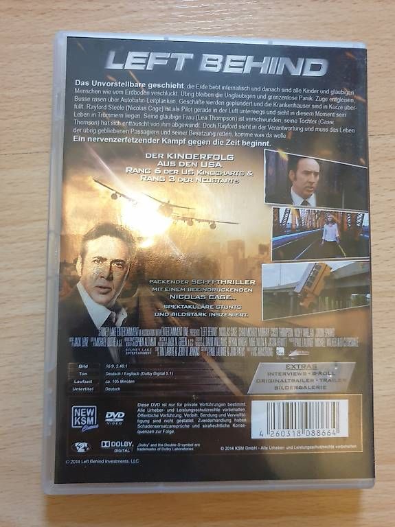 Tutti i DVDs: Left Behind – Usato da Lyss venduto da Jason9527 1