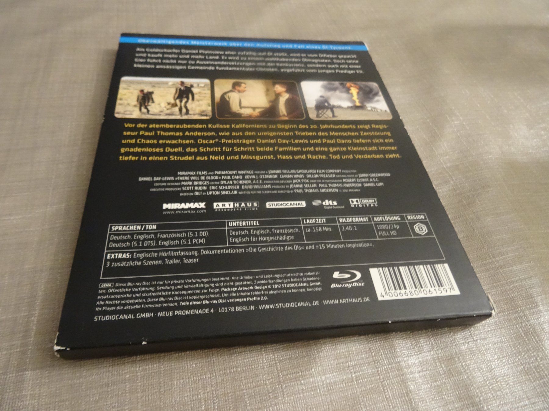 Tutti i DVDs: There Will Be Blood - Blu-ray BLU Cinemathek – Usato da Olten venduto da Disc-Verkauf 1