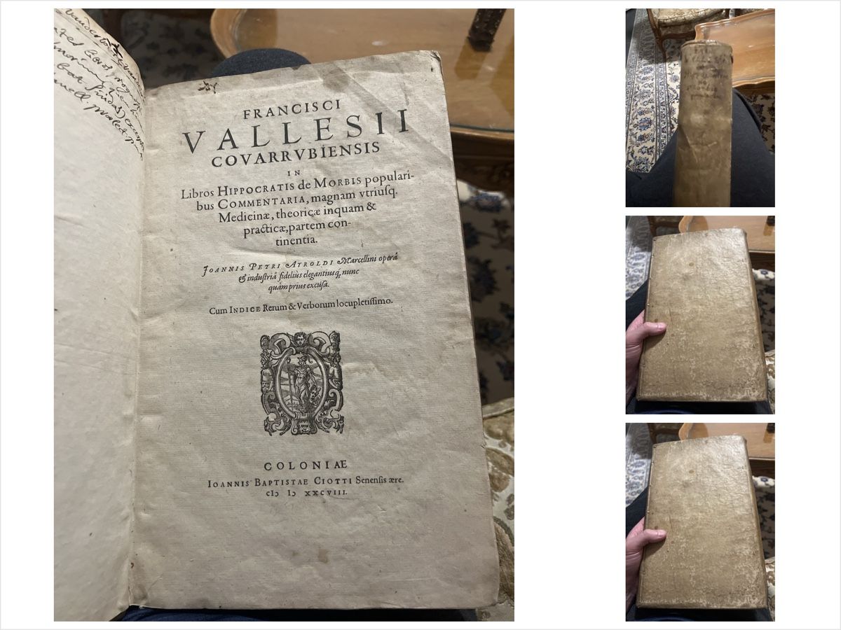 Libri: Franziskus Vallesii Hippocrates Köln 1588 – Usato da Oftringen venduto da Ramsesundosiris