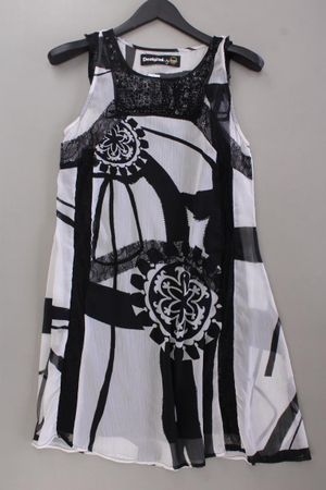 Desigual Chiffonkleid Gr. 36 Ärmellos