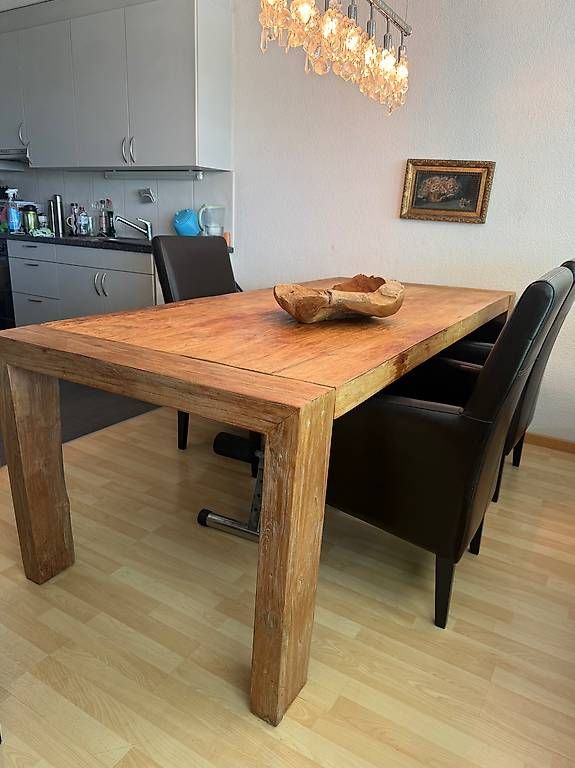 Chaises: Stühle aus Leder – D'occasion à Thun par ava_9g95 3
