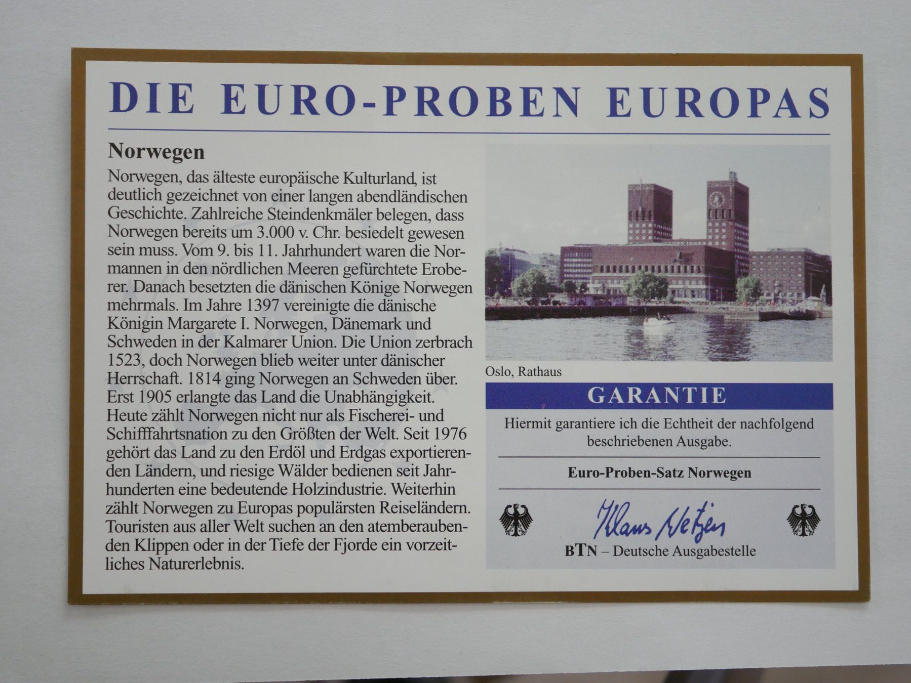 Alle Münzen: Euro Probe Norwegen 2004 ***TOP*** – Neu und originalverpackt aus Kreuzlingen von Samson01 2