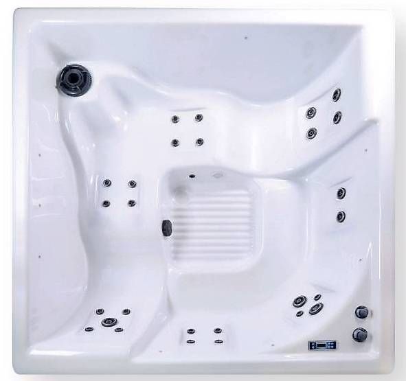 Whirlpool: NetSpa Wave Acryl Spa 5 Sitze – Usato da Lausanne venduto da UniDecoCasa 2