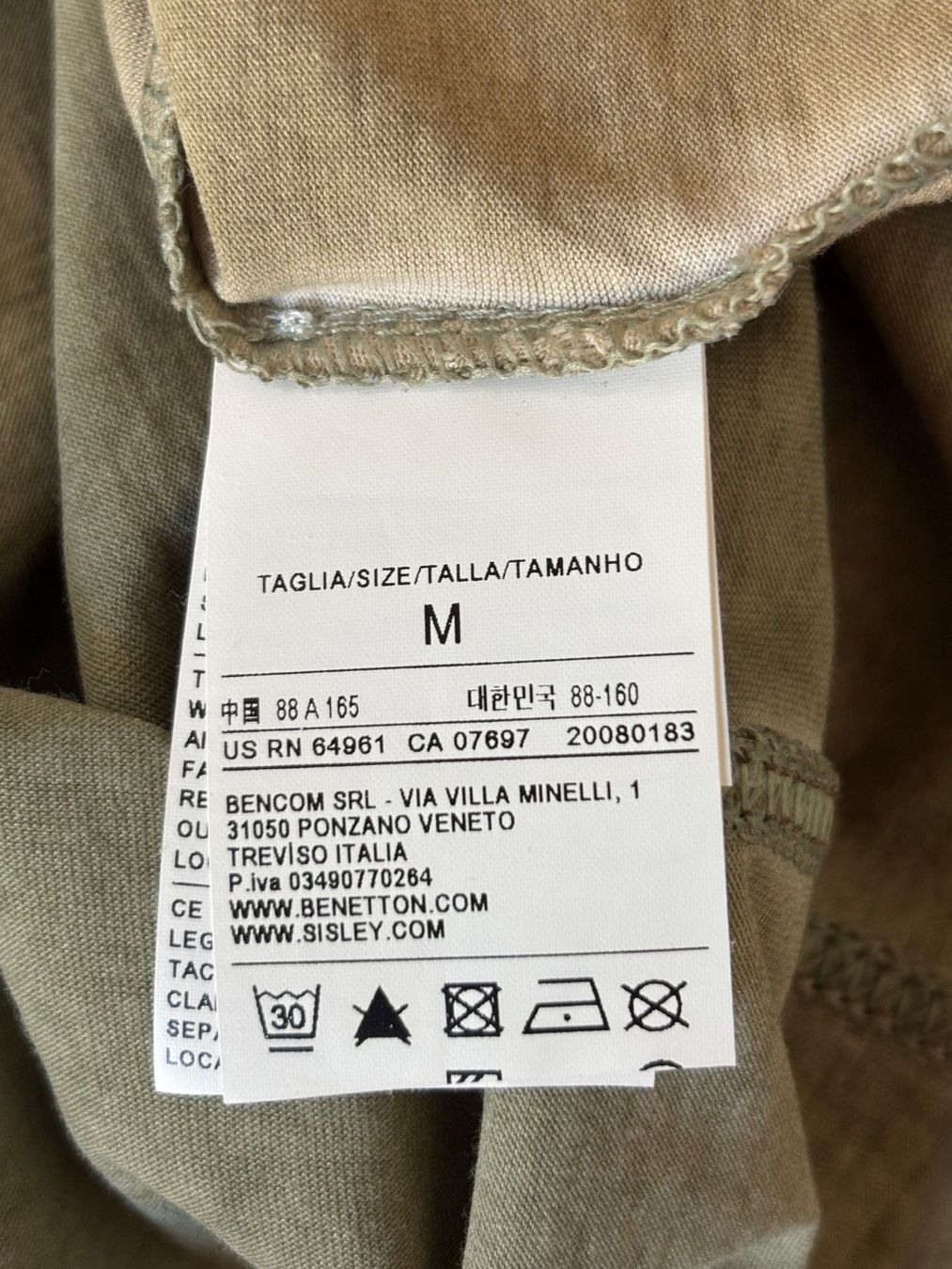 Benetton T-shirt: Cooles Shirt (Versand nur 2.-) – Usato da Dübendorf venduto da mon_p98h 3