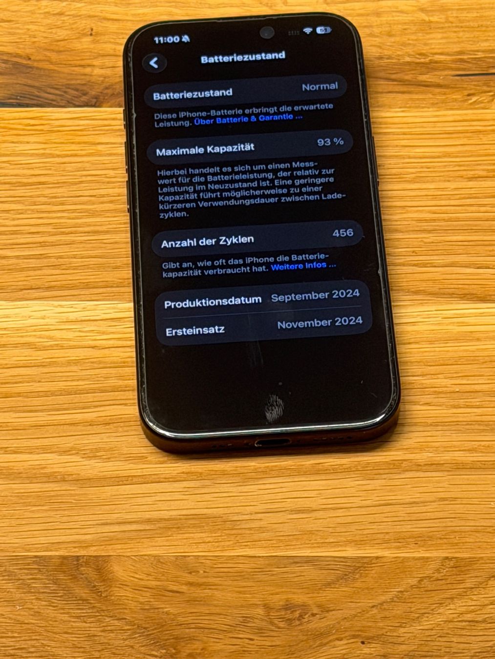 Apple Handys / Smartphones: iPhone 16, 128 GB, Schwarz – Gebraucht aus Burgdorf von Shawndx 7