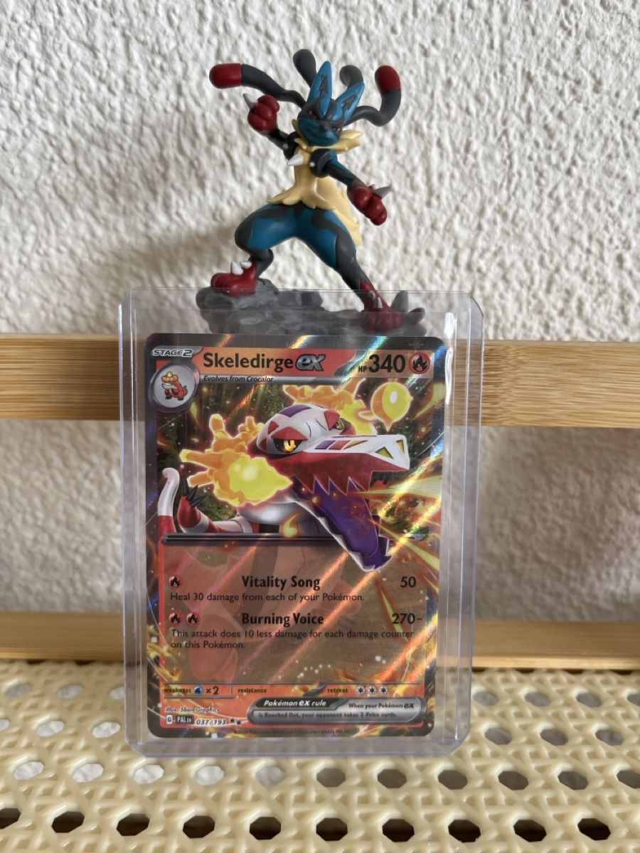 Pokémon Carte collezionabili: Skeledirge ex 037/193 Double Rare Holo Paldea Evolved   – Usato da Au ZH venduto da curio.concept