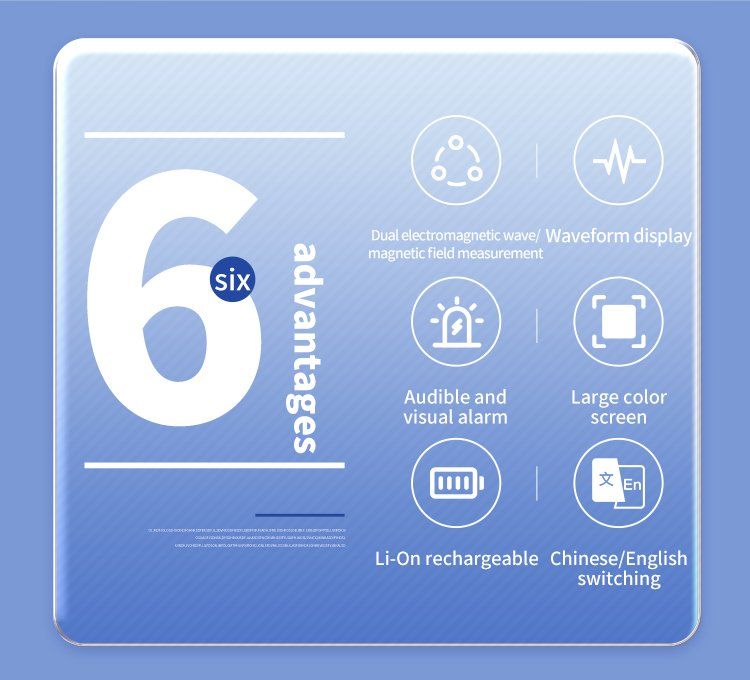 Misurare: Electromagnetic Radiation Detector, Elektrosmog Messgerät – Nuovo (secondo la descrizione) da Zürich venduto da buyfinest 6