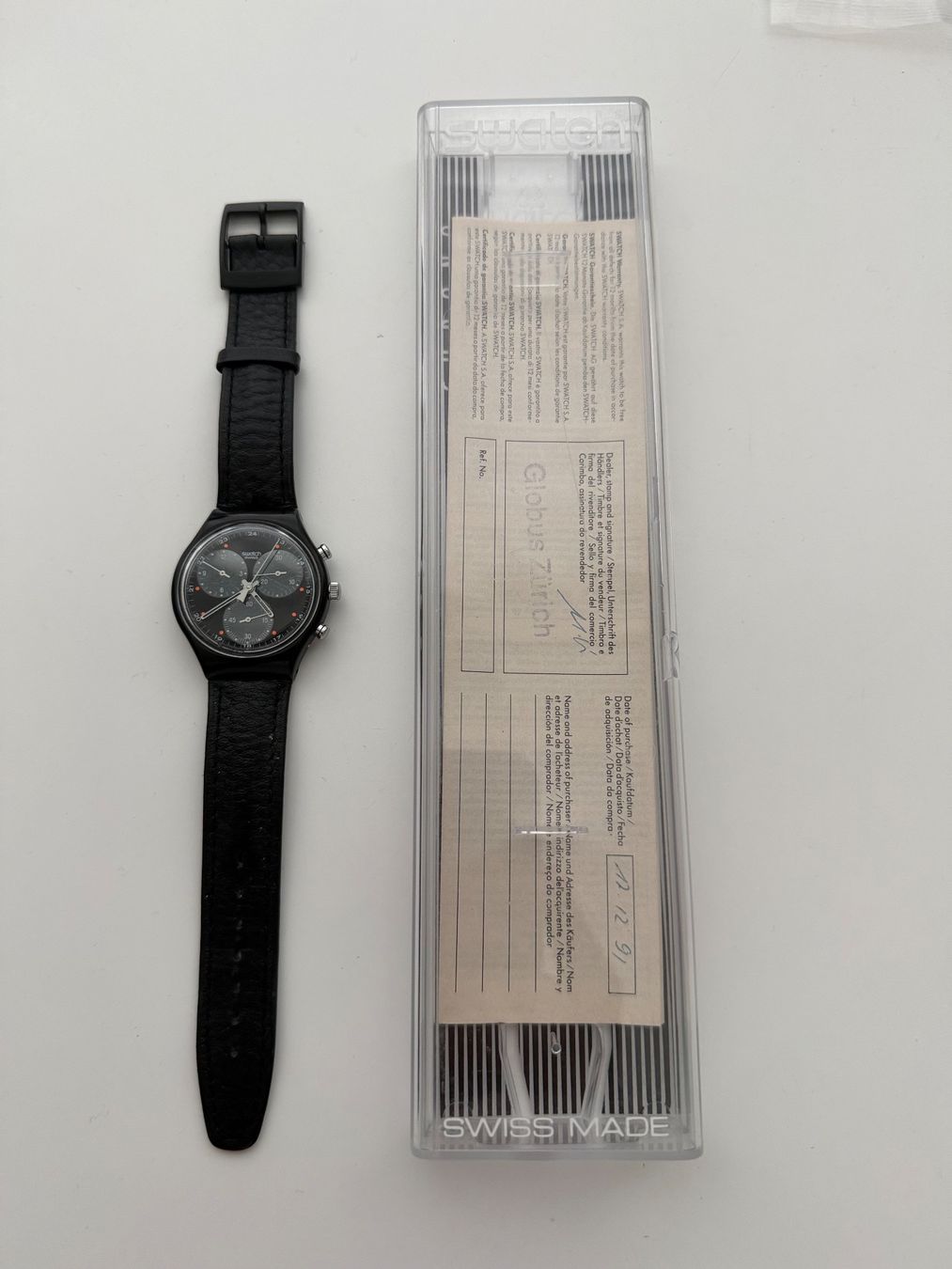 Swatch Orologi: Swatch Wall Street 1991 mit OVP – Usato da Zürich venduto da Kue_Zuerich 4