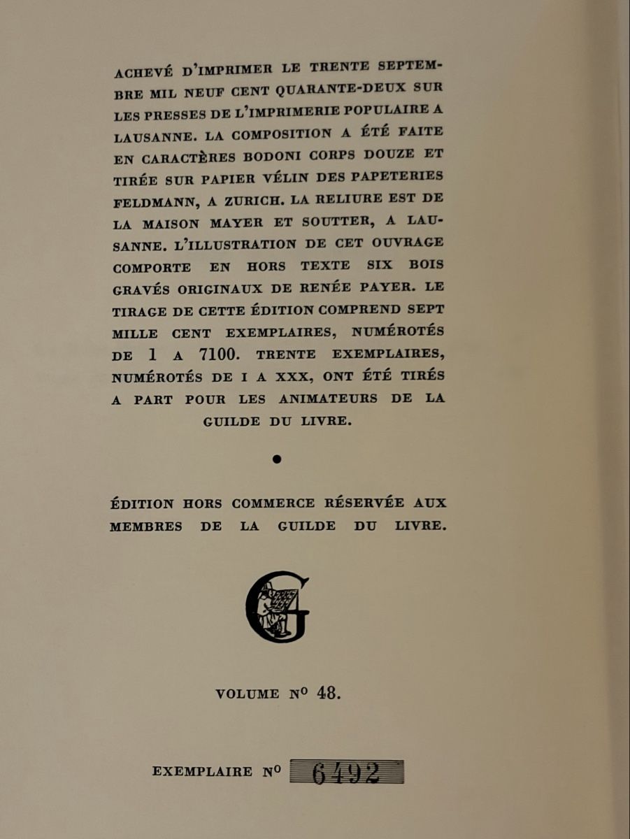 Bücher: F. Mauriac, 1942 – Gebraucht aus Cheyres von Gr33 2