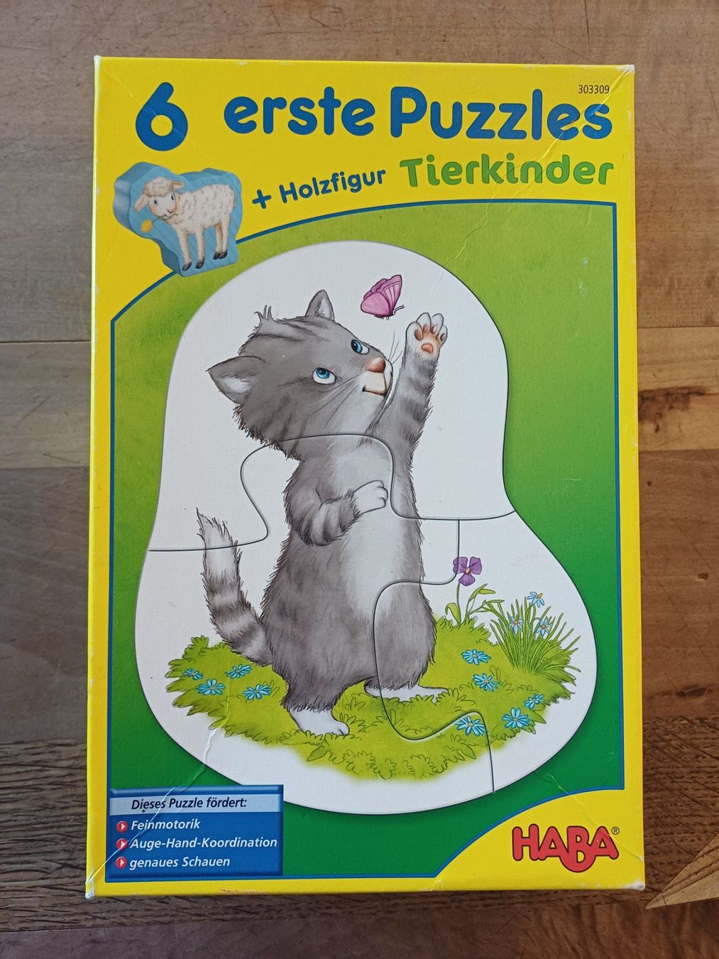 Haba Puzzle: 6 erste Puzzles, Tierkinder, von HABA – Usato da Ringoldswil venduto da drache13