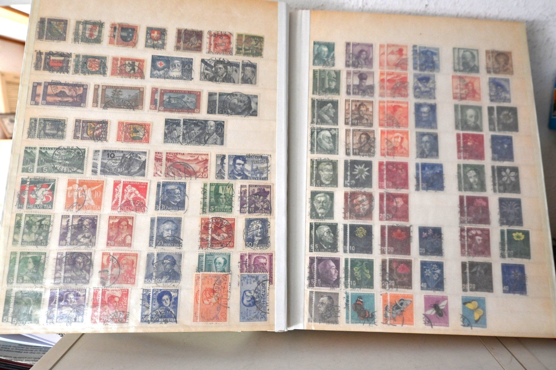 Tutti i francobolli: 1 Sammlung Schweiz 2.9. – Usato da Steffisburg venduto da Sorbas 3