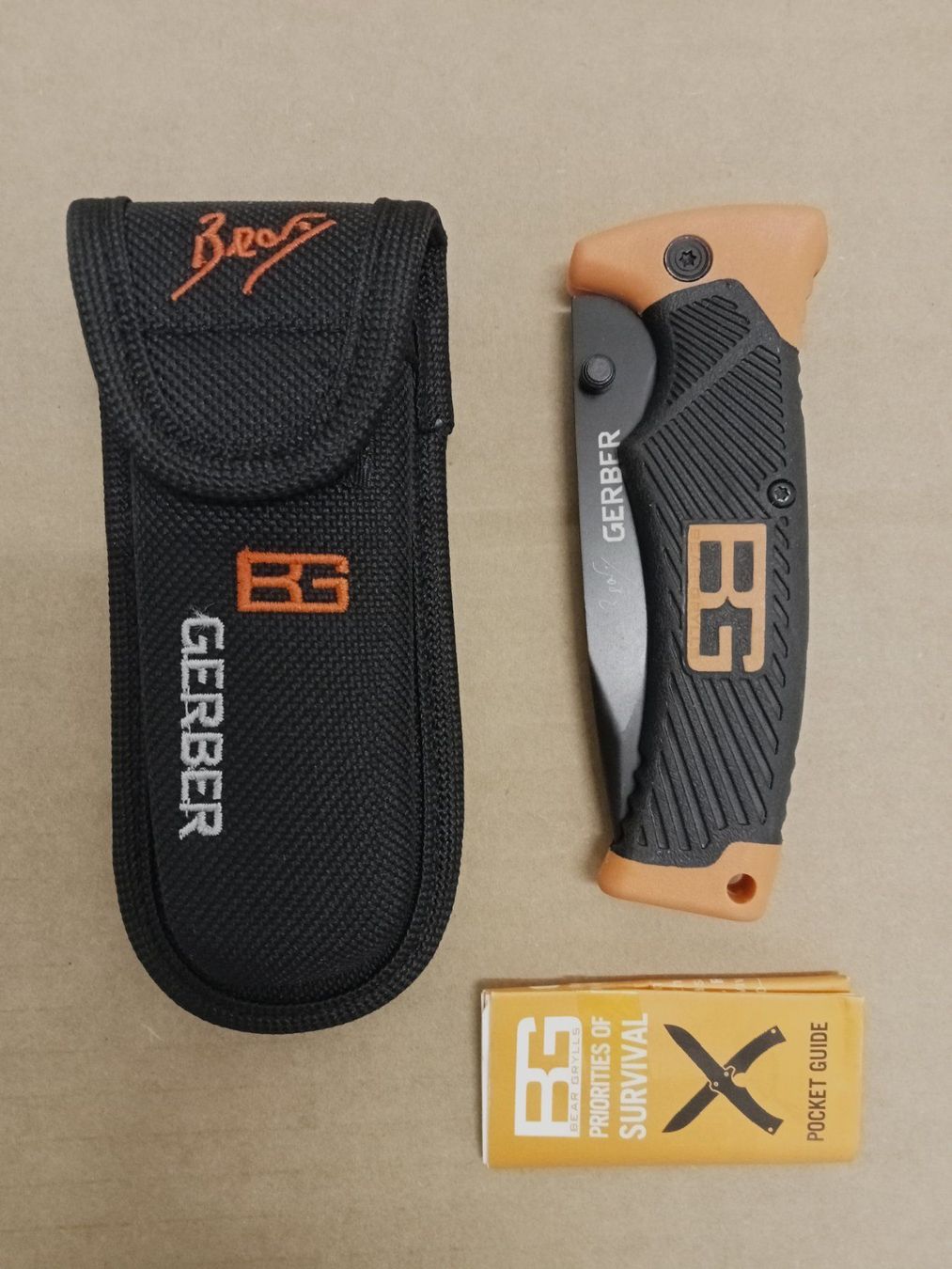 Gerber Accessori: Bear Grylls Survival-Klappmesser, gerade Feinklinge, neu – Nuovo (secondo la descrizione) da thoerigen venduto da grimselcat