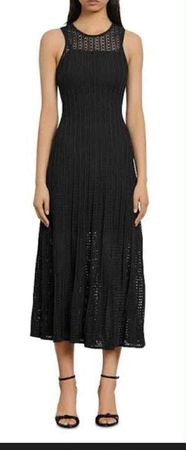 Sandro Black Elegant Dress