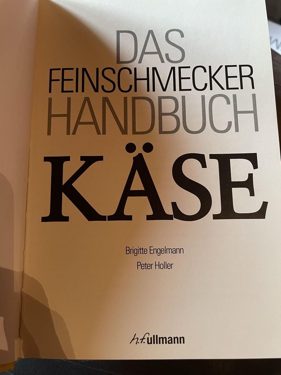 Libri: Das Feinschmecker Handbuch Käse Hardcover – Usato da Heitenried venduto da Steffundsasch 1