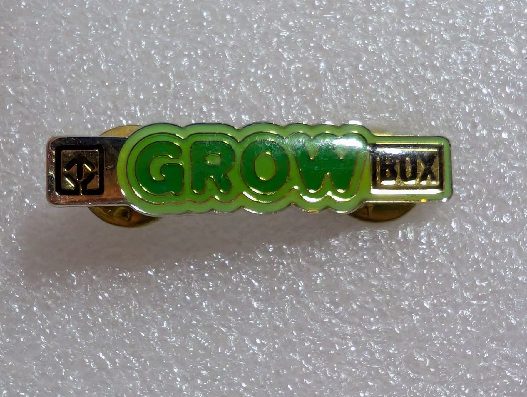 Placchette & Badge: Ansteckpin 204: Grow Box – Usato da Oppligen venduto da Pin-Fall-Shop